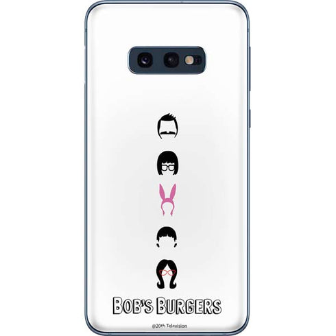 Bobs Burgers Silhouette Galaxy S10e Skin