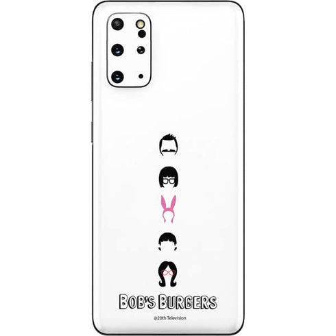 Bobs Burgers Silhouette Galaxy S20 Plus Skin