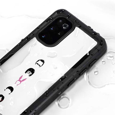 Bobs Burgers Silhouette Galaxy S20 Plus Waterproof Case