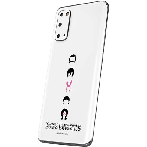 Bobs Burgers Silhouette Galaxy S20 Skin