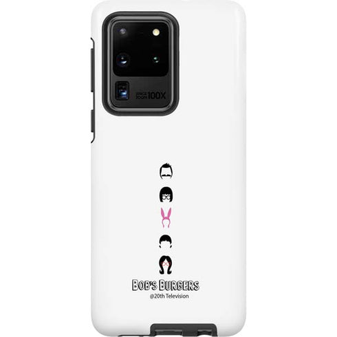 Bobs Burgers Silhouette Galaxy S20 Ultra 5G Pro Case
