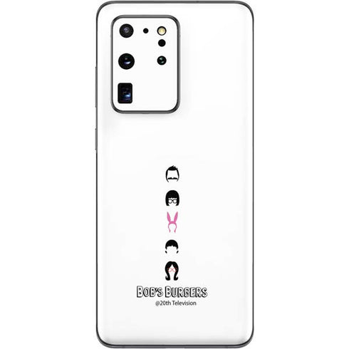 Bobs Burgers Silhouette Galaxy S20 Ultra 5G Skin