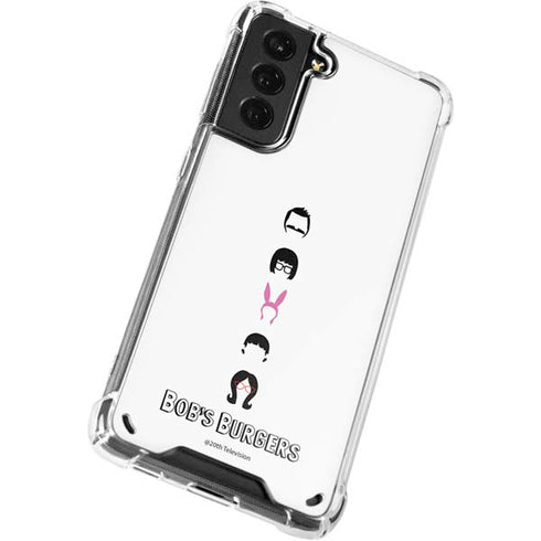 Bobs Burgers Silhouette Galaxy S21 5G Clear Case