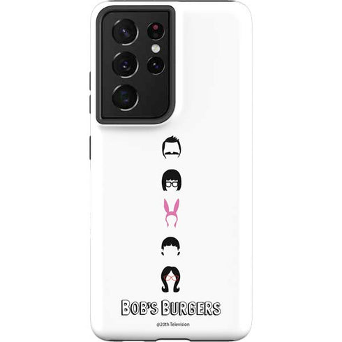 Bobs Burgers Silhouette Galaxy S21 Ultra 5G Pro Case