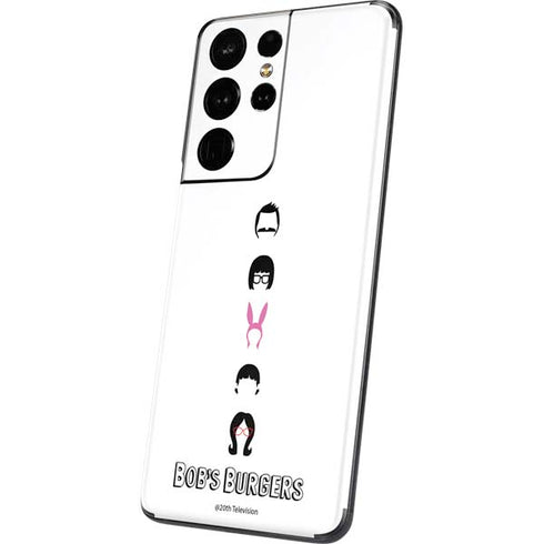 Bobs Burgers Silhouette Galaxy S21 Ultra 5G Skin