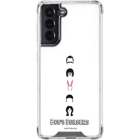 Bobs Burgers Silhouette Galaxy S22 Clear Case