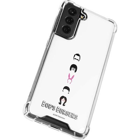 Bobs Burgers Silhouette Galaxy S22 Clear Case