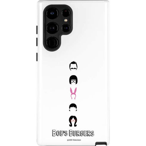 Bobs Burgers Silhouette Galaxy S22 Ultra Pro Case