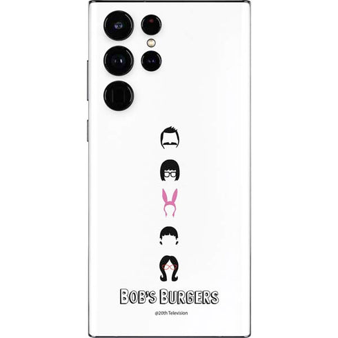 Bobs Burgers Silhouette Galaxy S22 Ultra Skin