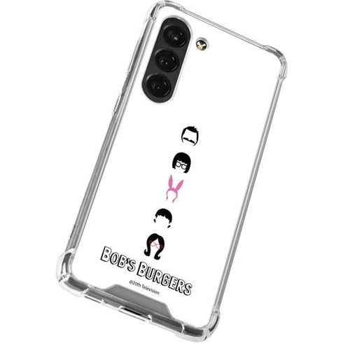 Bobs Burgers Silhouette Galaxy S23 Clear Case