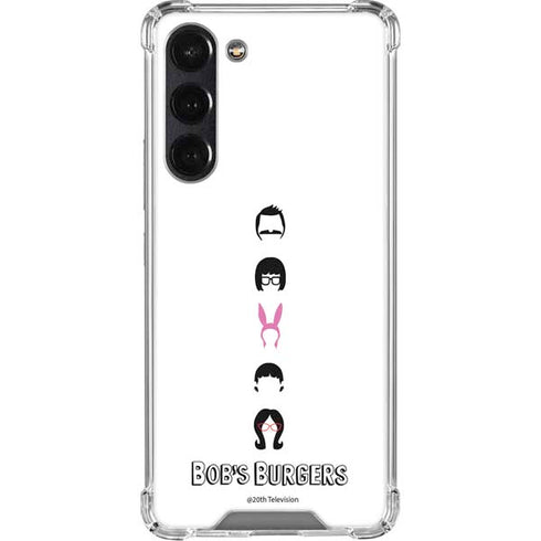 Bobs Burgers Silhouette Galaxy S23 Plus Clear Case