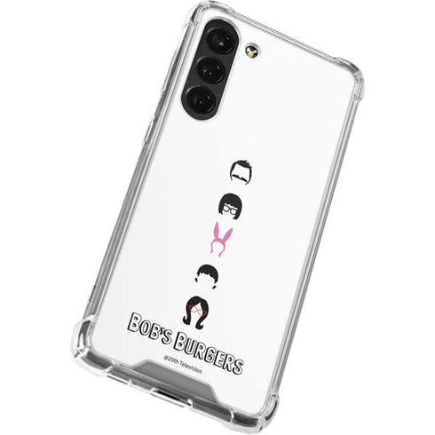 Bobs Burgers Silhouette Galaxy S23 Plus Clear Case