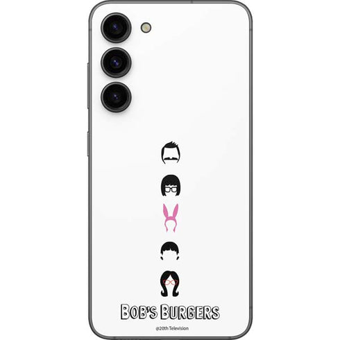 Bobs Burgers Silhouette Galaxy S23 Plus Skin