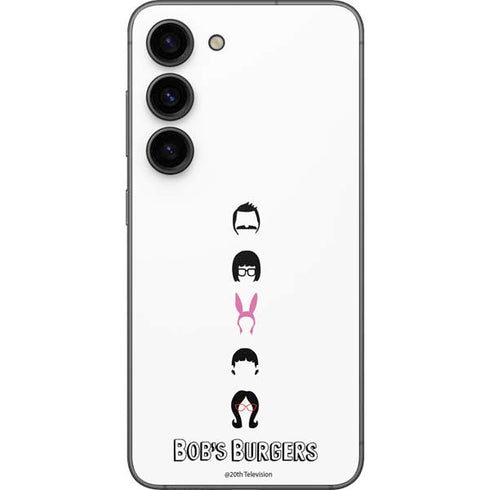 Bobs Burgers Silhouette Galaxy S23 Skin