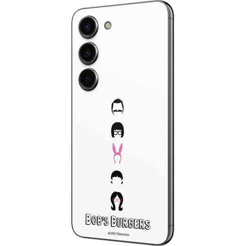 Bobs Burgers Silhouette Galaxy S23 Skin
