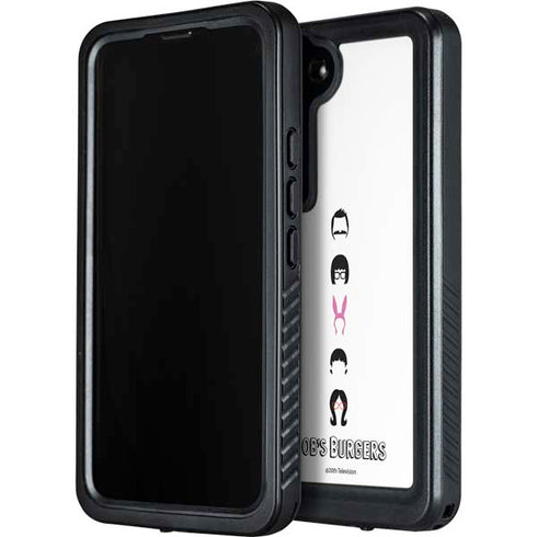 Bobs Burgers Silhouette Galaxy S23 Waterproof Case
