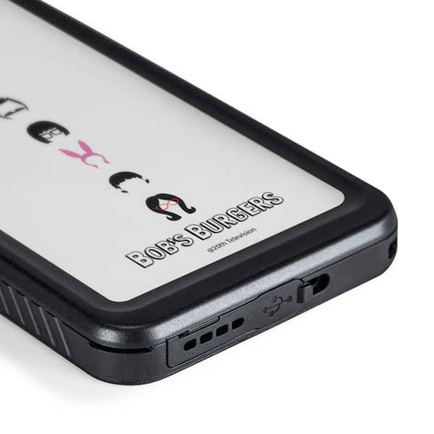 Bobs Burgers Silhouette Galaxy S23 Waterproof Case