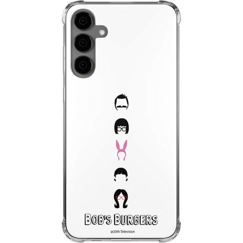 Bobs Burgers Silhouette Galaxy S24 Plus Clear Case