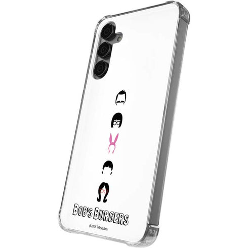 Bobs Burgers Silhouette Galaxy S24 Plus Clear Case