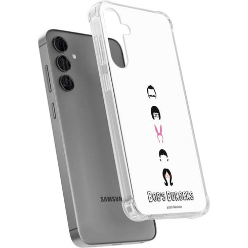 Bobs Burgers Silhouette Galaxy S24 Plus Clear Case