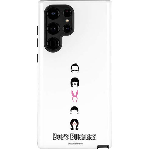 Bobs Burgers Silhouette Galaxy S24 Ultra Impact Case