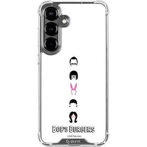 Bobs Burgers Silhouette Galaxy S26 Clear Case