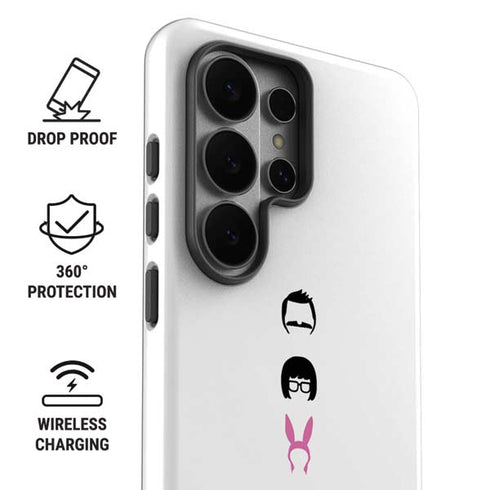 Bobs Burgers Silhouette Galaxy S26 Ultra Impact Case