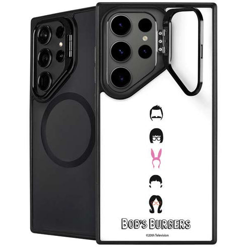 Bobs Burgers Silhouette Galaxy S26 Ultra Kickstand Case
