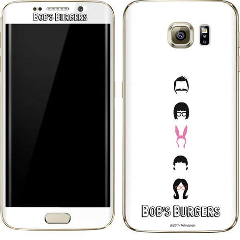 Bobs Burgers Silhouette Galaxy S7 Edge Skin