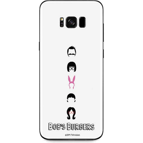 Bobs Burgers Silhouette Galaxy S8 Plus Skin