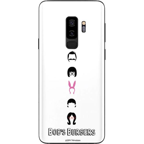 Bobs Burgers Silhouette Galaxy S9 Plus Skin