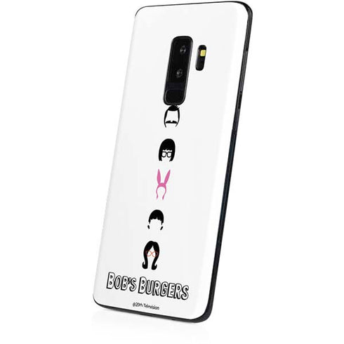 Bobs Burgers Silhouette Galaxy S9 Plus Skin