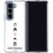 Bobs Burgers Silhouette Galaxy Z Fold5 5G Clear Case