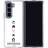 Bobs Burgers Silhouette Galaxy Z Fold5 5G Clear Case