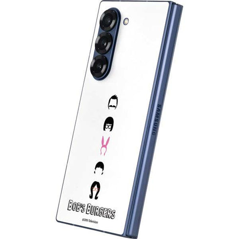 Bobs Burgers Silhouette Galaxy Z Fold6 Skin