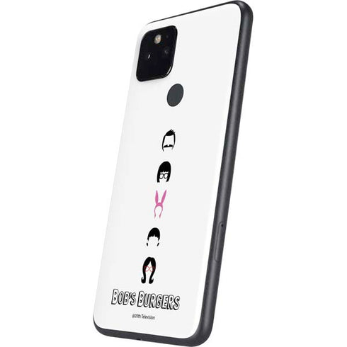 Bobs Burgers Silhouette Google Pixel 5 Skin