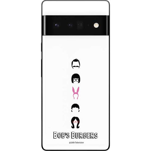 Bobs Burgers Silhouette Google Pixel 6 Pro Skin