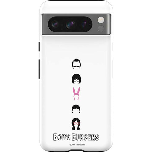 Bobs Burgers Silhouette Google Pixel 8 Pro Impact Case