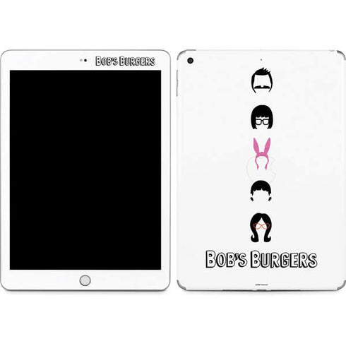 Bobs Burgers Silhouette Apple iPad Skin