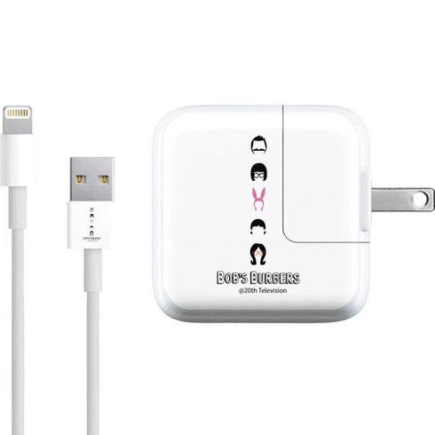 Bobs Burgers Silhouette iPad Charger (10W USB) Skin