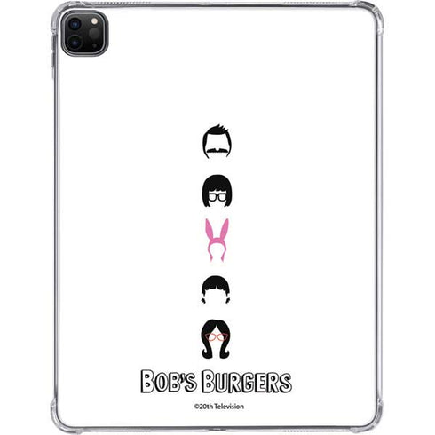 Bobs Burgers Silhouette iPad Pro 11in (2024) Clear Case
