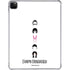 Bobs Burgers Silhouette iPad Pro 11in (2024) Clear Case