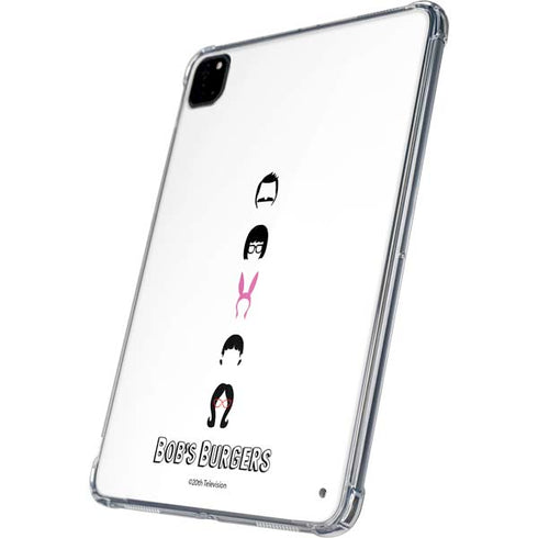 Bobs Burgers Silhouette iPad Pro 11in (2024) Clear Case