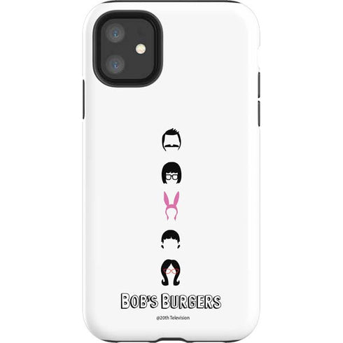 Bobs Burgers Silhouette iPhone 11 Impact Case