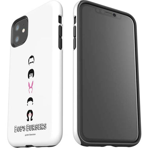 Bobs Burgers Silhouette iPhone 11 Impact Case