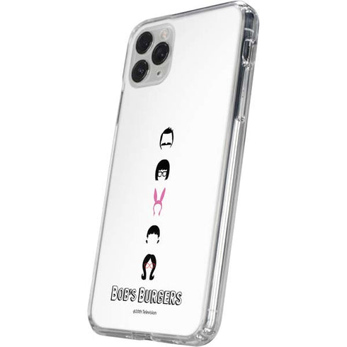 Bobs Burgers Silhouette iPhone 11 Pro Clear Case
