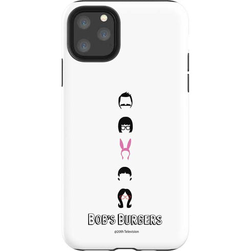Bobs Burgers Silhouette iPhone 11 Pro Max Impact Case