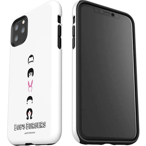 Bobs Burgers Silhouette iPhone 11 Pro Max Impact Case