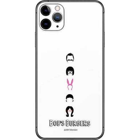 Bobs Burgers Silhouette iPhone 11 Pro Max Skin