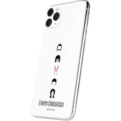 Bobs Burgers Silhouette iPhone 11 Pro Max Skin